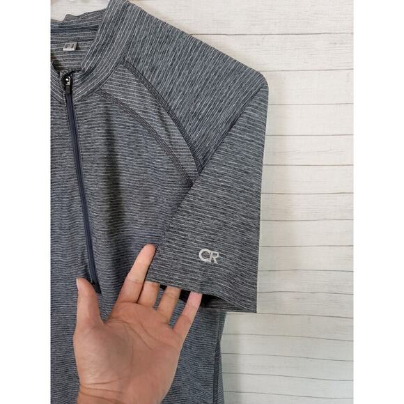 CLUB RIDE ROADEO JERSEY STRIPED GRAY SHORT SLEEVE, SZ SMALL - Picture 5 of 16